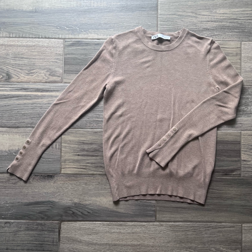 Zara Taupe Sweater